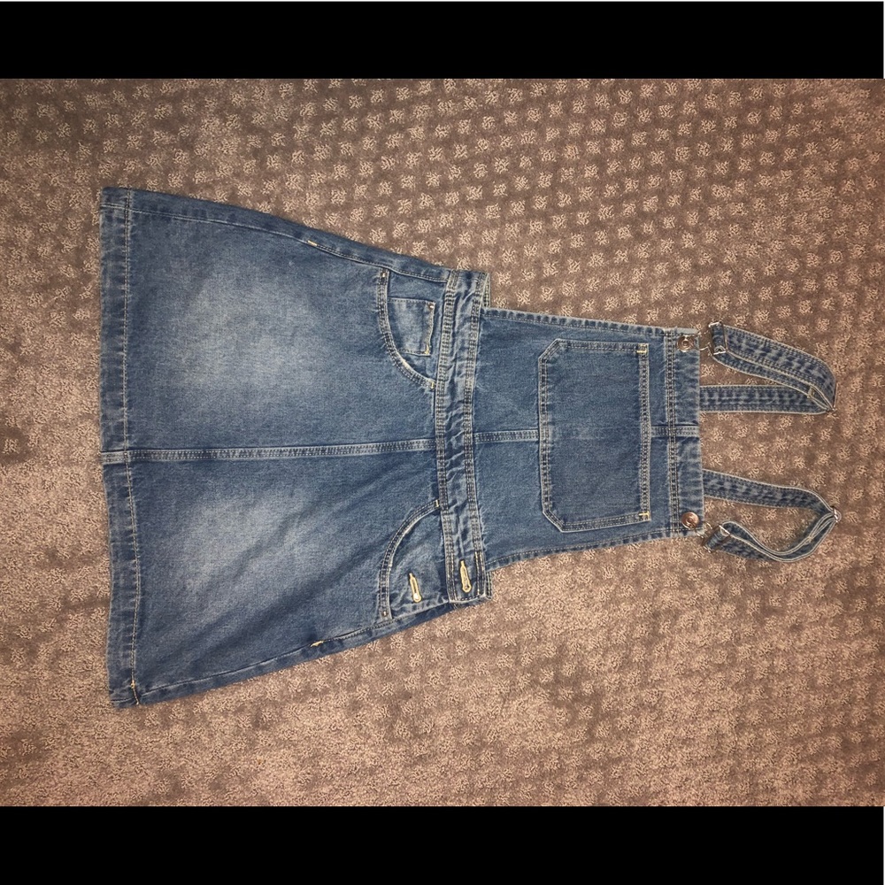 Denim Overall Dress
